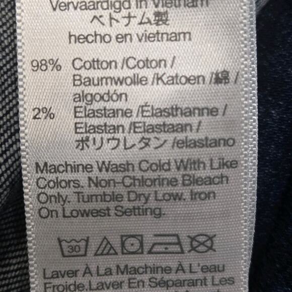 Madewell Jeans Womens 27 Curvy Kick Out Cropped Bootcut Dark Wash Mid Rise - Picture 7 of 11